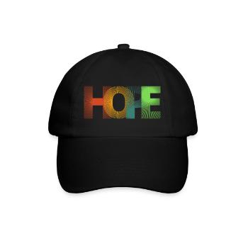 ESPOIR | ESPOIR | Imprimer - Casquette classique - noir/noir - Devant