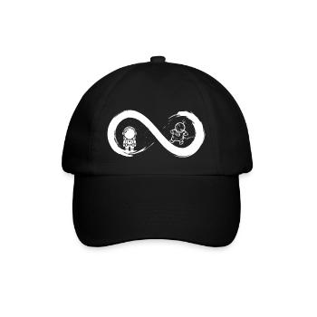 Infinity-Astronaut - Baseballkappe - Schwarz/Schwarz - Vorne