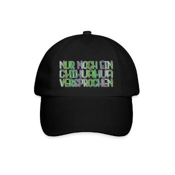 lieblingshund weihnachten bday lustig doggie - Baseballkappe - Schwarz/Schwarz - Vorne