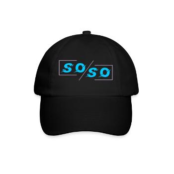 Soso - Baseball Cap - black/black - Front