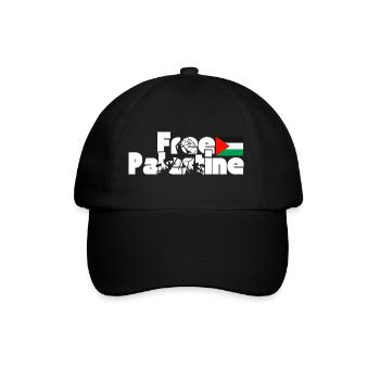 Befreit Palästina - Baseballkappe - Schwarz/Schwarz - Vorne