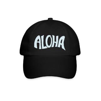 Aloha - Baseballkappe - Schwarz/Schwarz - Vorne