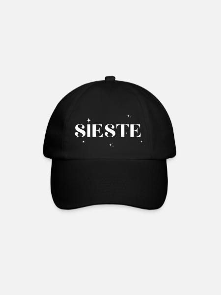 Sieste étoile - Casquette classique - noir/noir