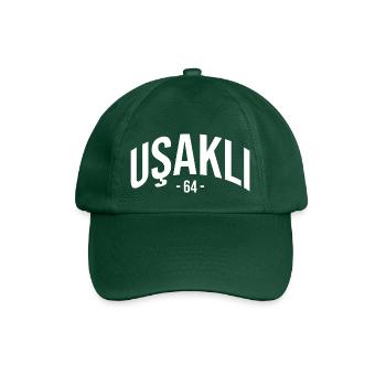 Usak 64 Türkei Turkiye Geschenk Urlaub TR Türk - Baseballkappe - Flaschengrün - Vorne