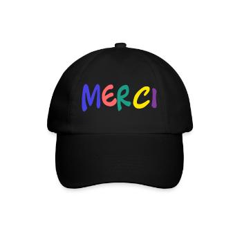 MERCI. MAÎTRESSE. MAÎTRE. MERCI MAÎTRESSE - Casquette classique - noir/noir - Devant