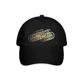 Vélo de route Vélo Vintage Rétro Grunge - Casquette classique - noir/noir - Devant
