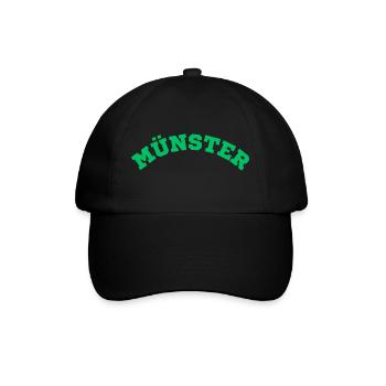Münster - Baseballkappe - Schwarz/Schwarz - Vorne