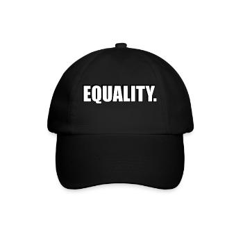 ÉGALITÉ - Casquette classique - noir/noir - Devant