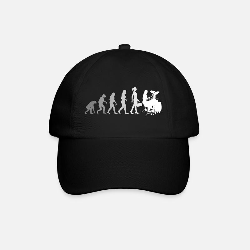 Evolution Schlagzeugerin Percussionniste - Casquette classique - noir/noir