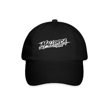 Mallorca 2026  - Baseballkappe - Schwarz/Schwarz - Vorne