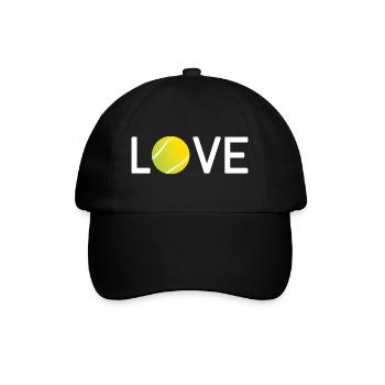 Amateur de tennis - Casquette classique - noir/noir - Devant