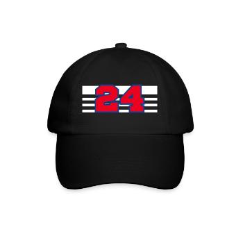 Numéro 24 France - Casquette classique - noir/noir - Devant
