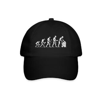 Bétonnier, maçon, artisan, chantier, maçon. - Casquette classique - noir/noir - Devant