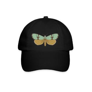 Schmetterling 115 - Baseballkappe - Schwarz/Schwarz - Vorne