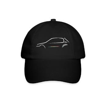 Esquisse 205 rallye - Casquette classique - noir/noir - Devant