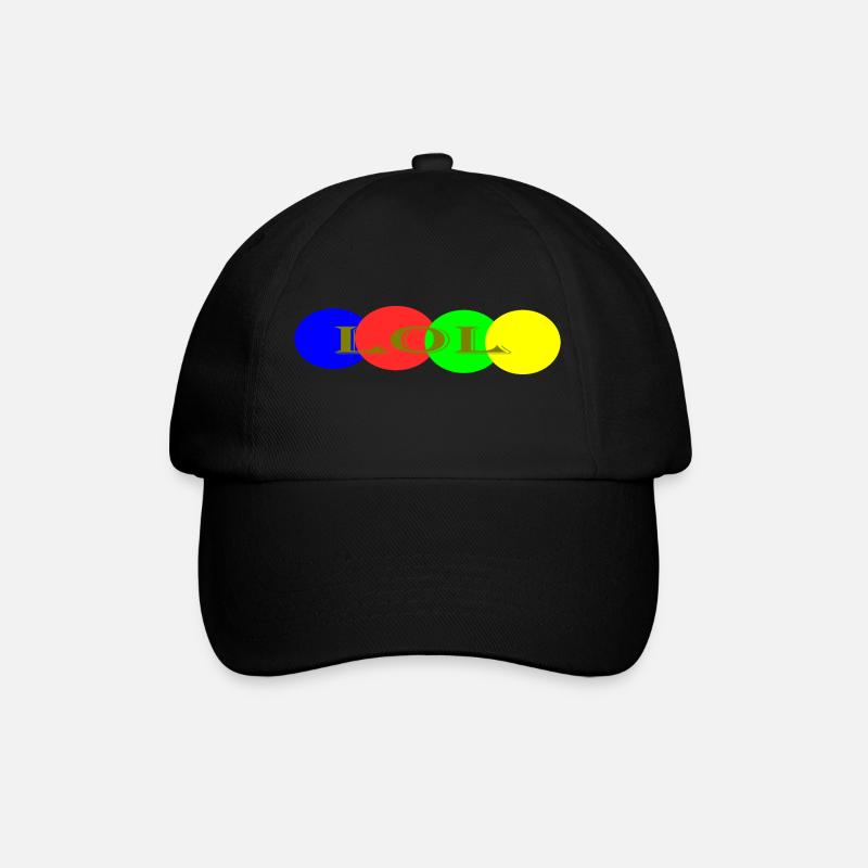 LOL - Baseballkappe - Schwarz/Schwarz