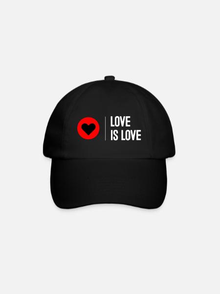 Love is Love - Baseball Cap - black/black