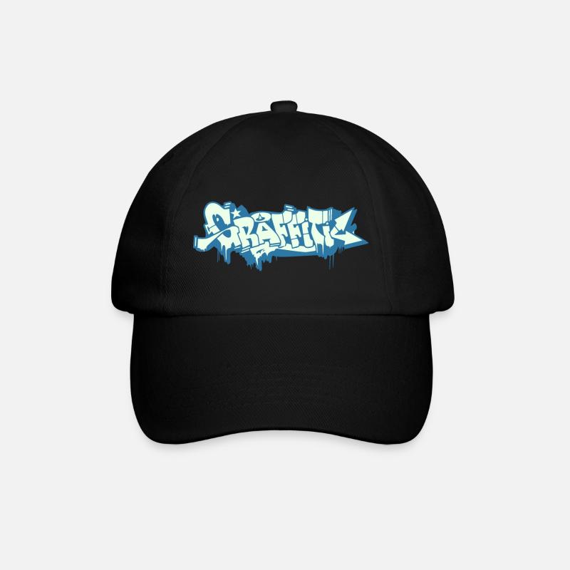 GRAFFITI - Baseball Cap - black/black