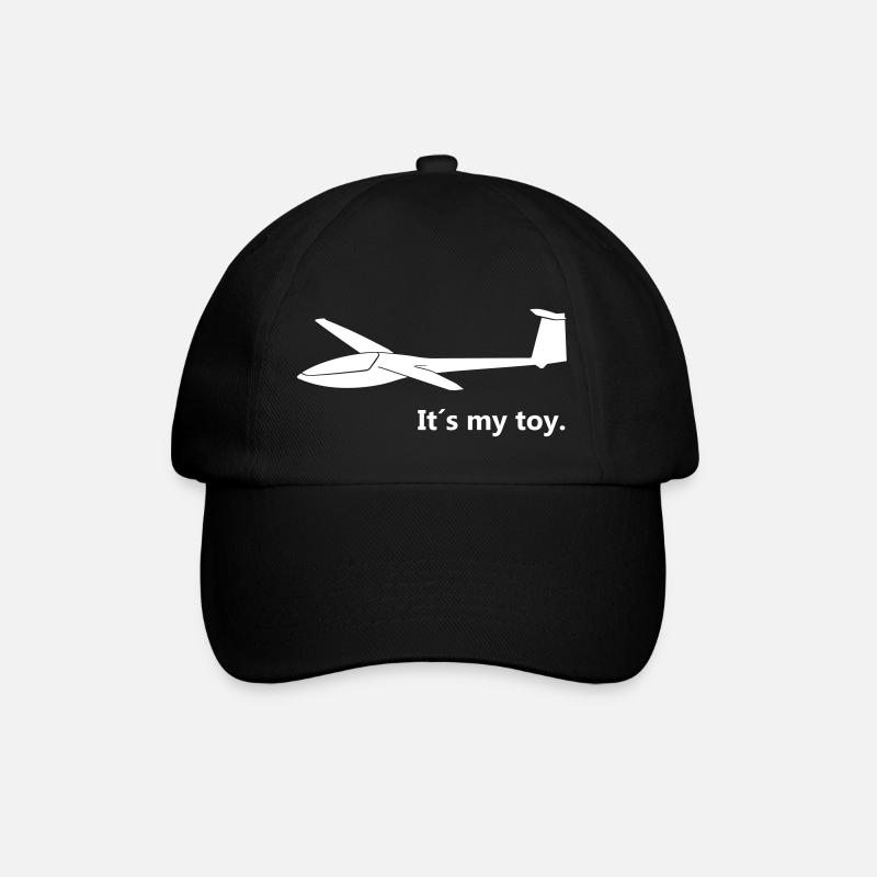 Toy glider pilot glider pilot - Baseball Cap - black/black