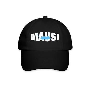 MAUSI - Baseballkappe - Schwarz/Schwarz - Vorne