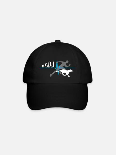 Canicross Heart Line Jogging Evolution Dog - Baseball Cap - black/black