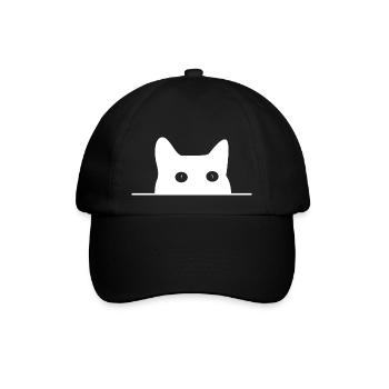 chat - Casquette classique - noir/noir - Devant