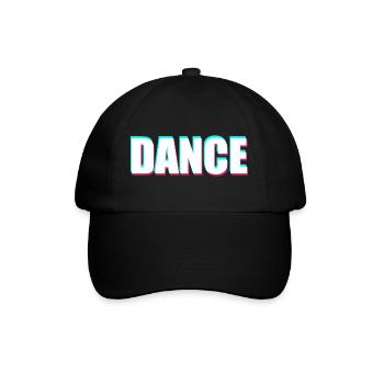Dance - Baseballkappe - Schwarz/Schwarz - Vorne