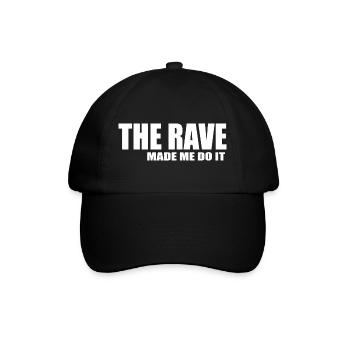 La rave m’a fait le faire - Casquette classique - noir/noir - Devant