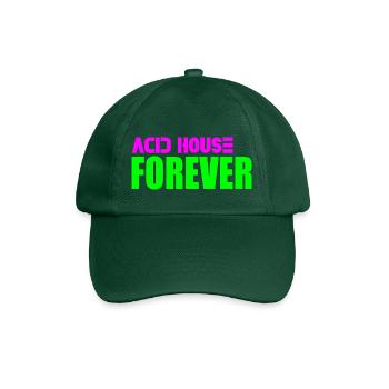 Acid House für immer - Baseballkappe - Flaschengrün - Vorne