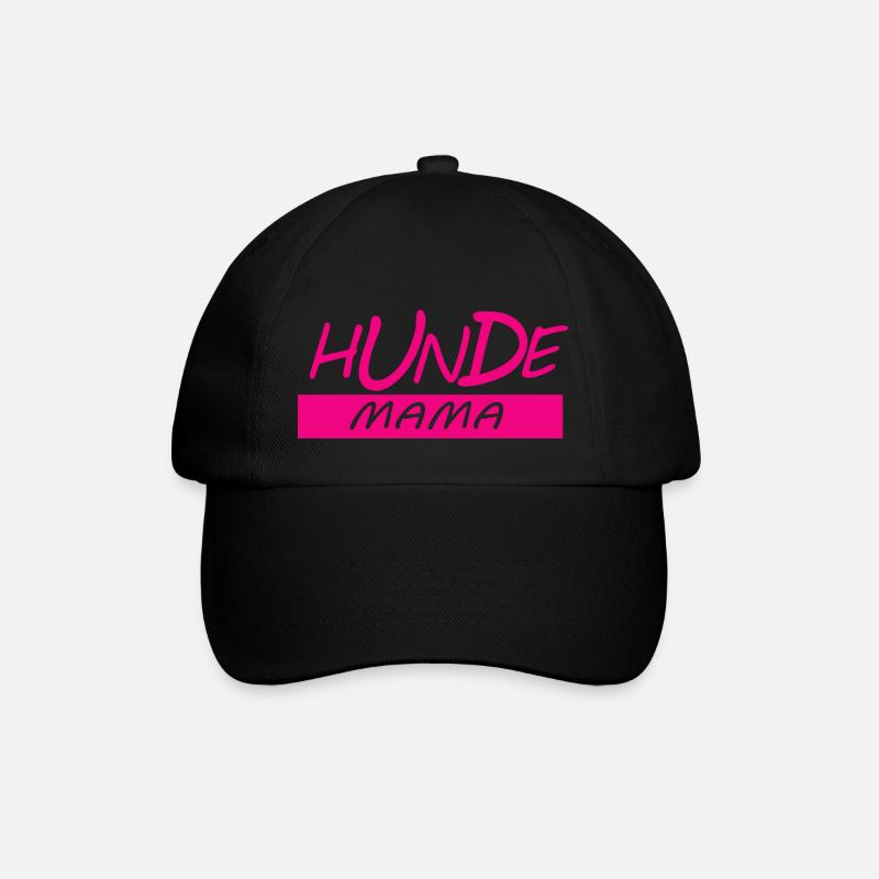 Hund Dog - Baseballkappe - Schwarz/Schwarz