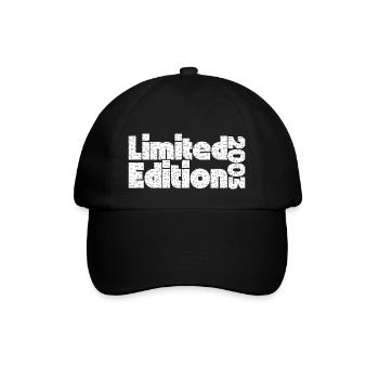 Limitierte Auflage 2003 - Baseballkappe - Schwarz/Schwarz - Vorne