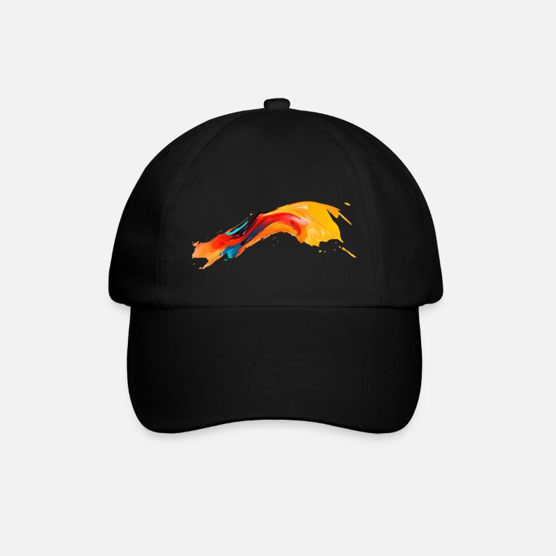 Trace de peinture - Casquette classique - noir/noir