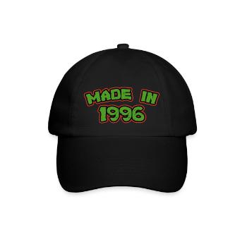 Made in 1996 - Baseball Cap - black/black - Front