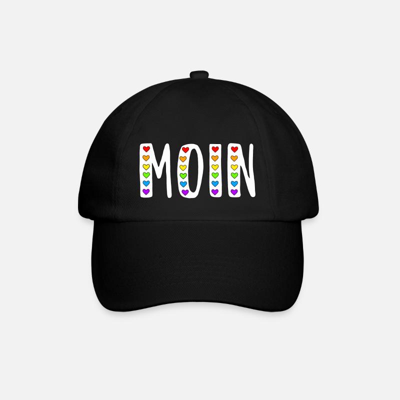 MOIN - Baseballkappe - Schwarz/Schwarz