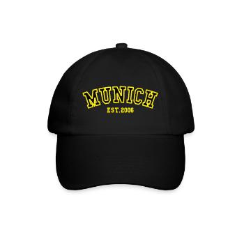 Munich Fondé en 2006 - Casquette classique - noir/noir - Devant