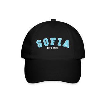 Sofia Est. 1976 - Baseball Cap - black/black - Front