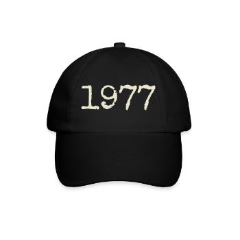 1977 Birthday Gift - Awesome since 1977 - Baseball Cap - black/black - Front