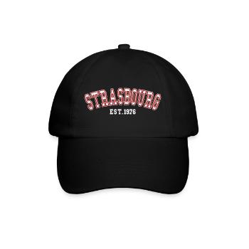Strasbourg Est. 1976 - Baseball Cap - black/black - Front