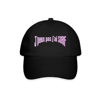 J’peux pas j’ai Surf - Casquette classique - noir/noir - Devant