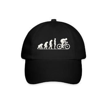 Gravel Bike Evolution - Baseballkappe - Schwarz/Schwarz - Vorne