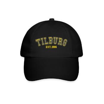 Tilburg gegründet 1986 - Baseballkappe - Schwarz/Schwarz - Vorne