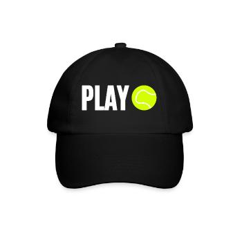 Tennis Tennis Player - Baseball Cap - black/black - Front