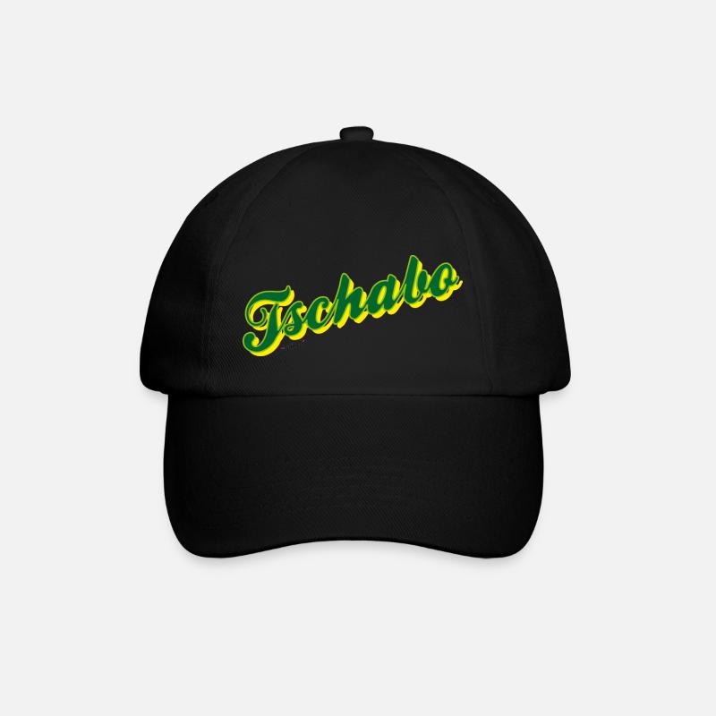 Tschabo - Baseballkappe - Schwarz/Schwarz
