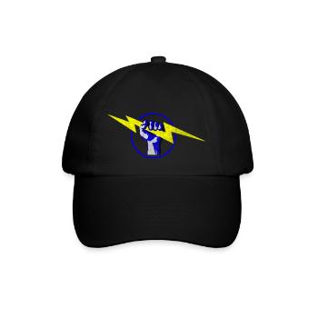 bolt & fist cerclé - Casquette classique - noir/noir - Devant