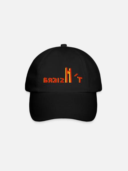 Texte Breizh'T clair - Casquette classique - noir/noir