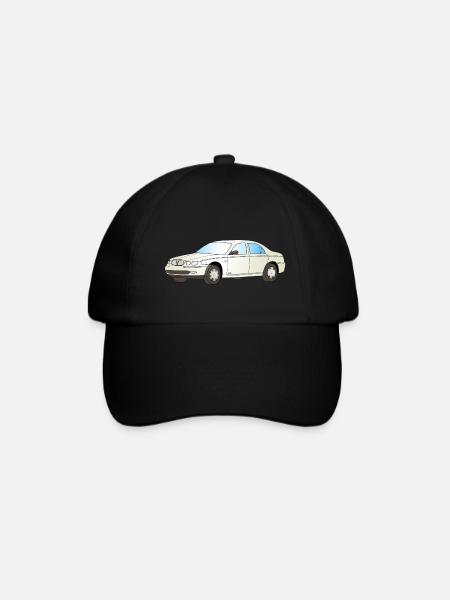 grüner Rover - Baseballkappe - Schwarz/Schwarz