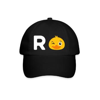 Rente Ente Ruhestand Pension Frührente Geschenk - Baseballkappe - Schwarz/Schwarz - Vorne
