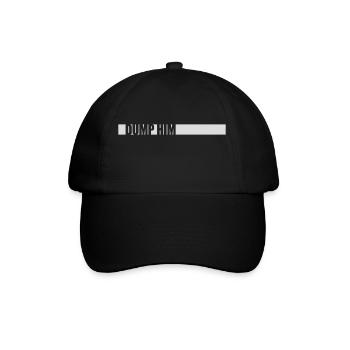 Dump Him Quote Logo - Casquette classique - noir/noir - Devant