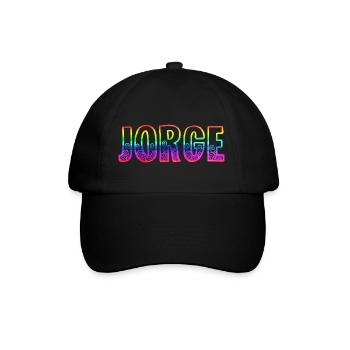 Jorge RS Arc-en-ciel - Casquette classique - noir/noir - Devant