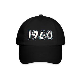 Année 1960 - Casquette classique - noir/noir - Devant